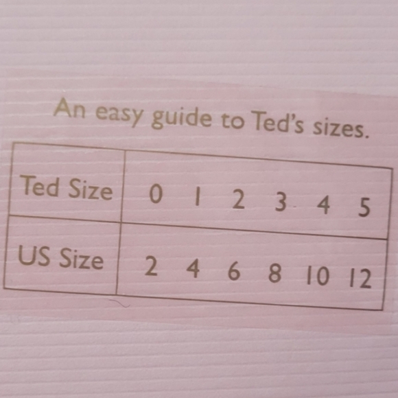 🍒NWT🍒 TED BAKER BODYCON BUTTERSCOTCH DRESS - Picture 10 of 10